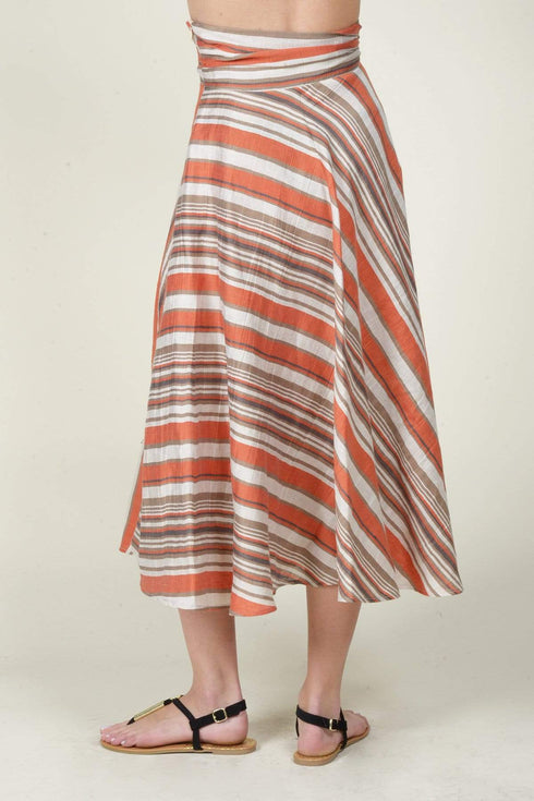 Vanderbilt Skirt - Orange Dreamsicle